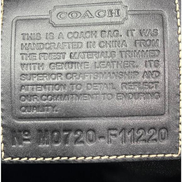 Y2K Coach F11220 Hamptons Signature Satchel Bag - Picture 13 of 14